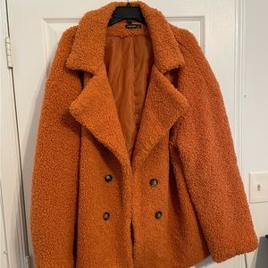 Fun Fuzzy Plus Size Jacket
